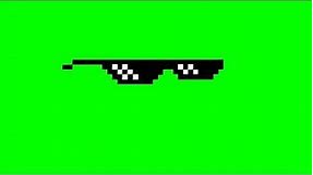cool glasses falling || Green Screen Effect || Full HD