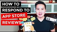 How to Respond to App Store Reviews on iOS