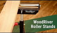 Support everything in your shop with the WoodRiver Roller Stands