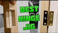 Make this easy Router Hinge Jig in Minutes that Works with ANY Frame!