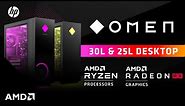 HP Omen Gaming Desktop – Now Available with AMD Ryzen™ and Radeon ™