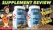 Fruity & Cocoa Pebbles™ PROTEIN POWDER! (REVIEW) | Dymatize ISO 100 Whey Protein Review & Unboxing
