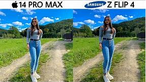iPhone 14 Pro Max vs Samsung Galaxy Z Flip 4 Camera Test