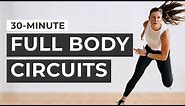 30-Minute Full Body CIRCUIT WORKOUT with Dumbbells 🔥