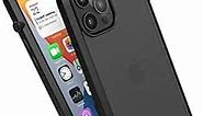 Catalyst Influence Series Case Designed for iPhone 12/12 Pro, Patented Rotated Mute Switch, 10ft Drop Proof, Crux Accessories Attachment System – Tactical Black