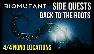 BIOMUTANT | Back To The Roots | 4/4 Nono Locations | Side Quests | MP Trophy