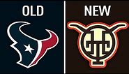 Rebranding ALL 32 NFL Teams Logos