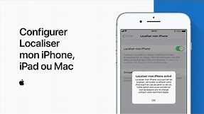 Configurer Localiser mon iPhone, iPad ou Mac - Assistance Apple