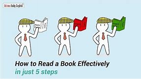 How to Read a Book Effectively in just 5 steps