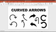 How To Make a Curved Arrow In PowerPoint