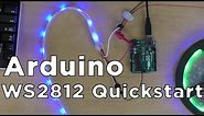 How to use WS2812B RGB LEDs with Arduino