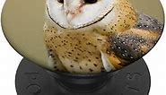 Barn Owl Pop Socket PopSockets PopGrip: Swappable Grip for Phones & Tablets