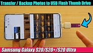 Galaxy S20/S20+/S20 Ultra: How to Transfer / Backup Photos to USB Flash Thumb Drive