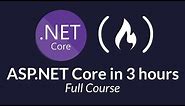Learn ASP.NET Core 3.1 - Full Course for Beginners [Tutorial]