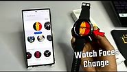 Samsung Galaxy watch 4 classic | How to use photo as watch face background