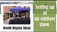 Booth display ideas and setting up at an outdoor show – St. Albert Farmers’ Market - Craft Art Sales