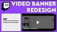 🦍 How to Design a Twitch Video Panel // Video Banner Tutorial