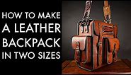 DIY Leather Backpack - Tutorial and Pattern Download