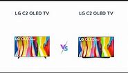 LG C2 Series 42-Inch vs 48-Inch OLED Gallery Edition Smart TVs - Comparison