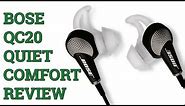 Bose QuietComfort 20 (QC20) Headphones Review!