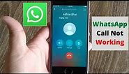 How to Fix WhatsApp Call Not Working on iPhone