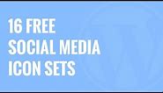 16 Best Free Social Media Icon Sets for WordPress