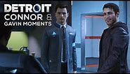 Connor and Gavin Moments (All Dialogue and Scenes with Gavin) - DETROIT BECOME HUMAN
