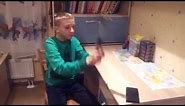 Russian Kid Breaks his mobile phone ( FAIL )
