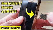 iPhone 13/13 Pro: How to Insert/Remove a SIM Card