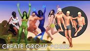 ♢ helgatisha ♢ sims 4 create group poses