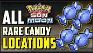 All Rare Candy Locations in Pokemon Sun and Moon