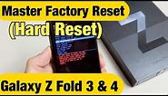 Galaxy Z Fold 3 & 4: How to Master Factory Reset (Hard Reset)