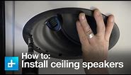 How to install in-ceiling speakers with the Golden ear Invisa HTR 7000