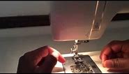 Part 3- Inserting the Top Thread Tutorial on Kenmore 385 Series Sewing Machine