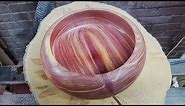 Woodturning a Cedar Bowl