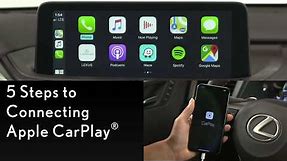 How-To Connect Apple CarPlay (2020 Lexus RX) | Lexus