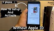 How to Set up a new iphone✅📱| Activate your i phone without Apple ID