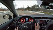 2020 Toyota Camry TRD - POV Test Drive (Binaural Audio)