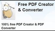 How to use PDF24 Creator free Windows desktop PC tool to convert every printable file to a PDF