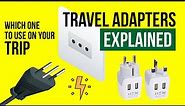 TRAVEL ADAPTERS and Power PLUGS explained | World Travel Tips