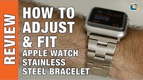 Apple Watch - Adjusting & Fitting Budget JETech Stainless Steel Bracelet