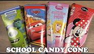 SCHOOL CANDY CONE - DISNEY Cars Princess Minnie Mouse Monster University