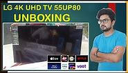 LG 4K UHD TV 55UP80 Unboxing | UHD TV 55UP8000 Unboxing | LG 4K Smart TV Unboxing | Technical Raj