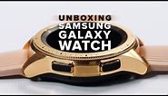 Samsung Galaxy Watch Rose Gold unboxing