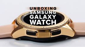 Samsung Galaxy Watch Rose Gold unboxing