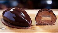 How to make "Chocolate Cacao pod" Chocolate Cacao pods - Mousse cake filled with chocolate