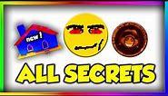 HOW TO GET ALL SECRET BADGES(+ NEW SECRET) IN SHOOT AND EAT NOOBS | ROBLOX