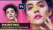 Painting Photoshop Action guide
