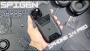 iPhone 14 Pro Space Black Spigen Rugged Armor Case Review & Spigen Rugged Armor Magfit Wallet Review