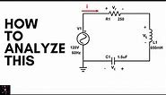 AC Analysis: Series Resistor/Inductor/Capacitor Circuit